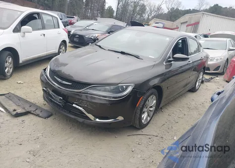 2015 Chrysler 200 C из США, поврежденный, VIN 1C3CCCCG8FN524401